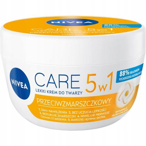  Nivea Care crema de fata antirid 5in1 Hidratant Hranitor 100ml