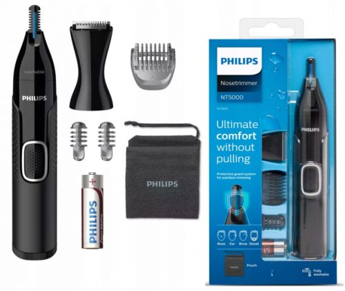  PHILIPS NT5650/16 tuns urechi sprancene nas barba + husa