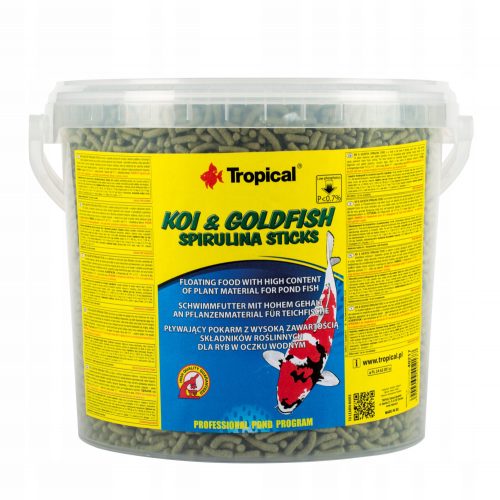  Hrana sub forma de Sticks de Spirulina Tropical Koi & Goldfish 430 g