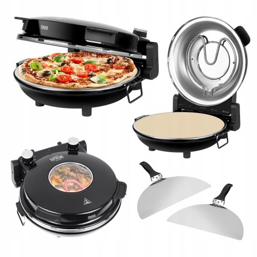 Piec do pizzy Teesa Supreme 1200 W 32 cm x 25 cm