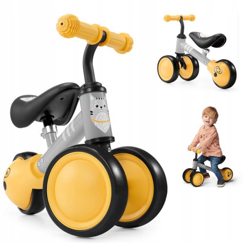  Bicicleta de echilibru Cutie Yellow Kinderkraft 13619