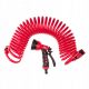 Furtun de gradina Spiral Topex 15 m + pistol