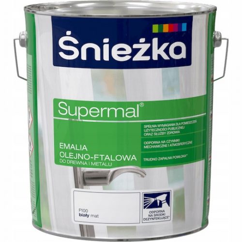 Vopsea ulei-ftalica Supermal F100 alb 10 l