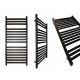  RADIATOR DE BAIE decorativ KWADRO 1170x530 STRUCTURA NEGRA 510W