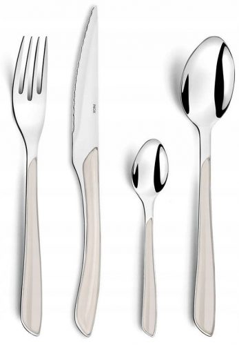 Set de tacâmuri Altom Design ECLAT WHITE FĂRĂ NICKEL, 48 buc.