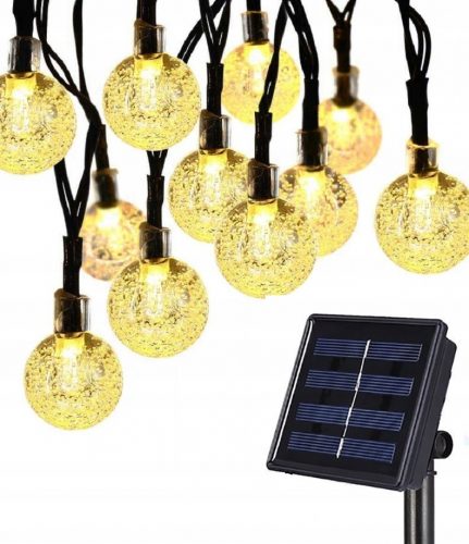  30 LUMINI LED SOLARE DE CRACIUN, IMPERMEABILE 6M