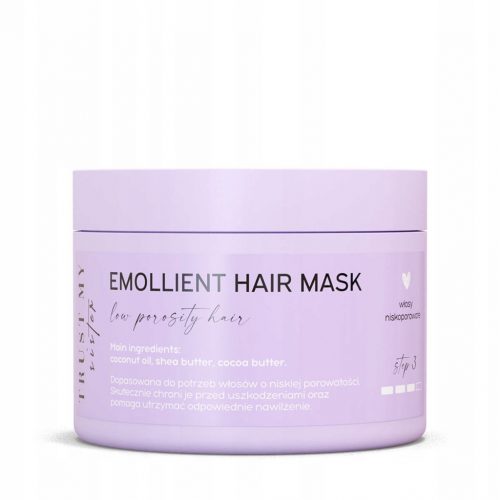  Trust My Sister Emollient Hair Mask Mască emolientă pentru păr cu porozitate scăzută 150g