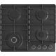  Plita pe gaz Gorenje GW642AB, neagra, gratar din fonta