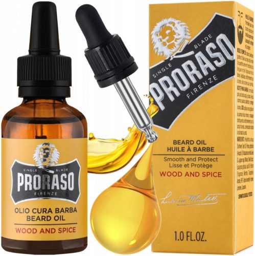  Ulei de barbă Proraso Wood and Spice 30 ml