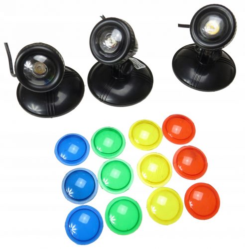  Lampa 1W 3buc multicolor