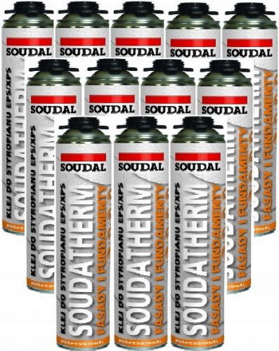 SOUDAL SOUDATHERM do Styrofoam 750ml CUTIE 12 buc