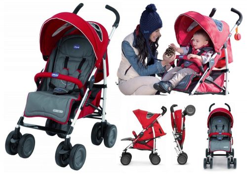  Carucior Chicco Multiway Evo Fire, rosu