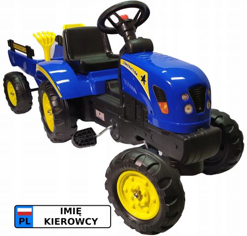  Tractor Agat 3001 tractor cu pedală cu remorcă