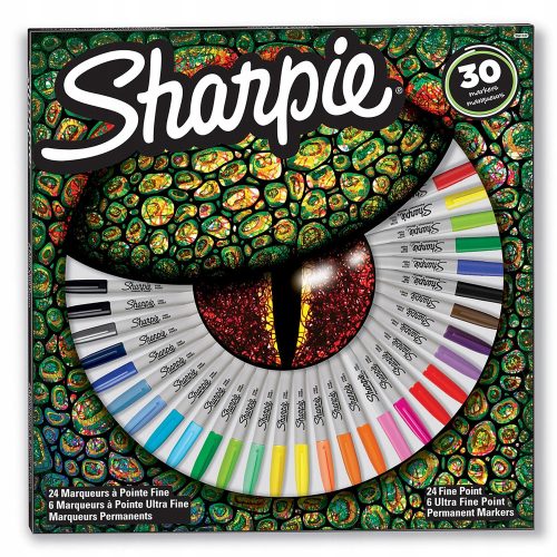  Set markere permanente Sharpie Eye 30 buc.