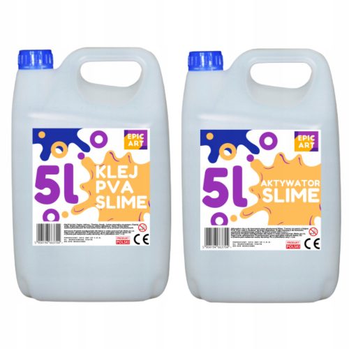  Set Adeziv PVA pentru SLIME 5 LITRI + ACTIVATOR 5L