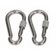  CARABINER 10x100, INOX, CU SECURITATE