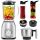  Blender cu pahare Yoer JB03S 1800 W argintiu/gri