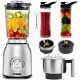  Blender cu pahare Yoer JB03S 1800 W argintiu/gri