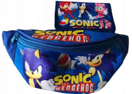  Geanta de talie SONIC HEDGEHOG + Portofel Cadou