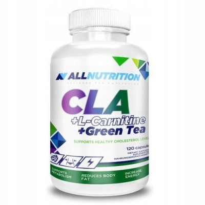  Allnutrition CLA + L-Carnitina + Ceai verde capsule multi-tasking, aromă naturală, 120 buc.