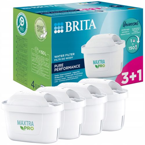  Filtru pentru ulcior Brita Maxtra Pro Pure Performance, 4 buc.