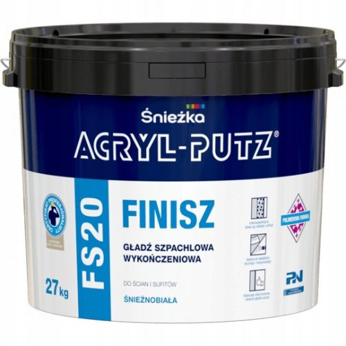 Śnieżka Acryl-Putz Finish chit alb 27 kg