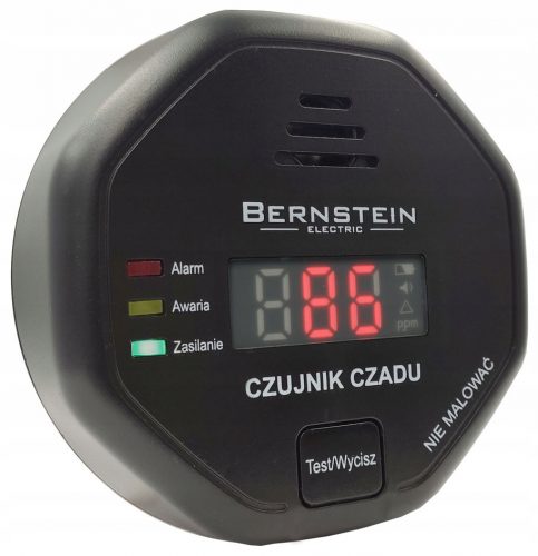 Detector de monoxid de carbon Bernstein CMD-01NJ, negru