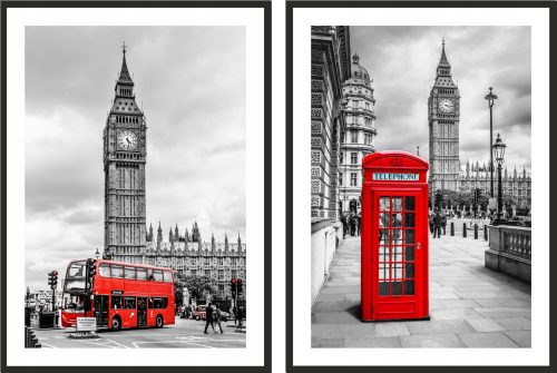 POZE postere 50x70 diptic Big Ben stand Londra