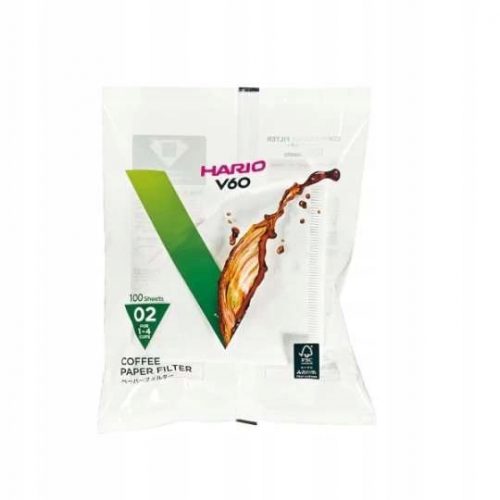  Hario V60-02 filtre de hârtie 100 buc