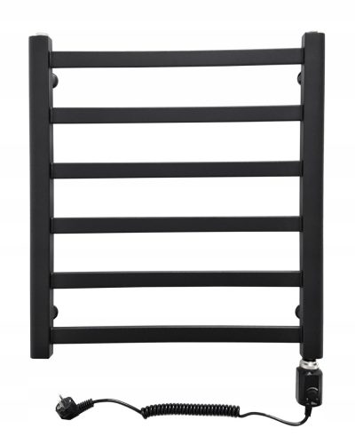 Radiator baie electric Scarlet 300 W 550 x 610 mm negru