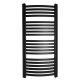  Radiator baie apa Scarlet 716 W 575 x 1370 mm negru