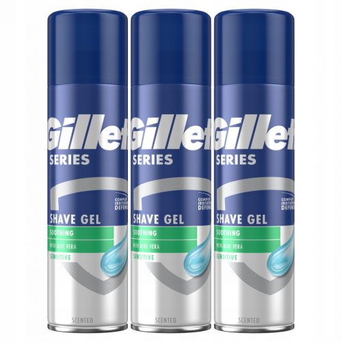  Gel de ras Gillette Series Sensitive pentru bărbați 200 ml