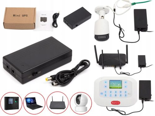 Mini sursa de alimentare de urgenta UPS PENTRU alarma GSM 5/12/12V