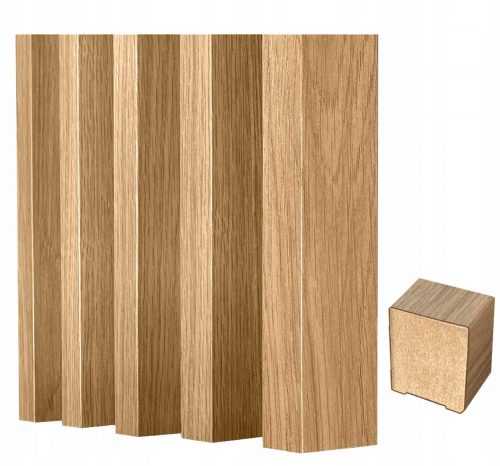 Panou decorativ E-Lamele 2,8 cm x 275 cm placă MDF