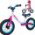  Bicicleta de echilibru NICEKIDS 1199WP 12" Alb, Albastru, Roz