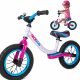  Bicicleta de echilibru NICEKIDS 1199WP 12" Alb, Albastru, Roz