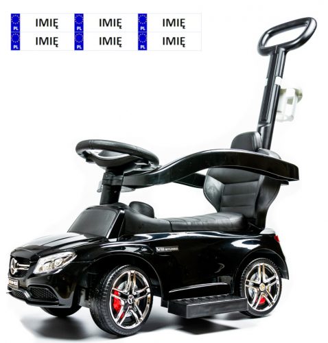  Nelik Mercedes 639 3-in-1 push ride, negru