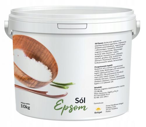  Sare Epsom Solgal 10 kg sare de baie