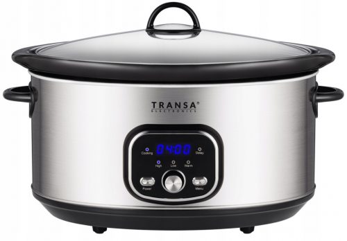  Transa Electronics SlowCooker Large 6,5 l argintiu/gri 320 W