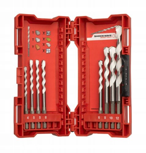  Set de găurit universal Milwaukee 4932471112 4-12 mm 8 buc.