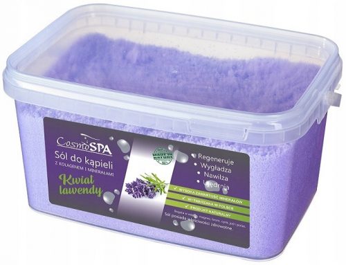  CosmoSPA Lavanda Floare 3 kg sare de baie