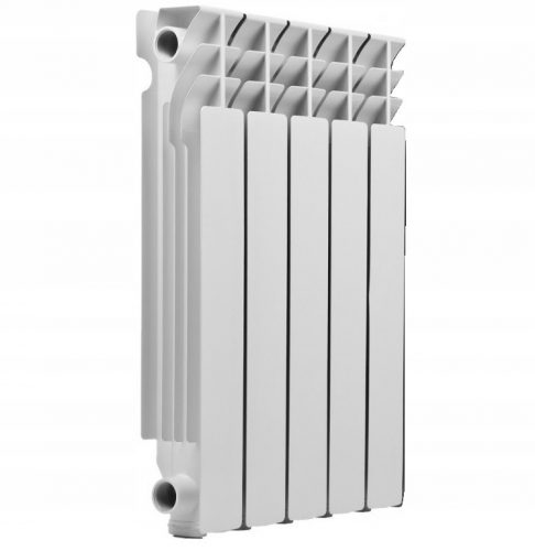  Radiator KFA 744 W aluminiu alb 400 x 578 x 95 mm - racord lateral