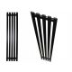  PANOU DECORATIV RADIATOR DECORATIVO 180x37 STRUCTURA NEGRU MAT 720W