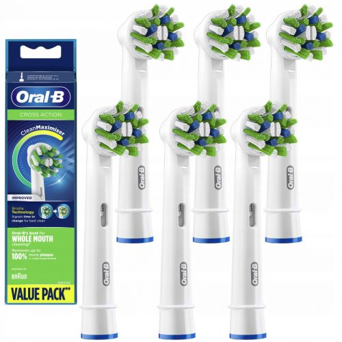  Capete de periuță de dinți de schimb Oral-B CrossAction, pachet de 6