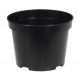  Ghiveci Edoniczki.pl 10 cm x 10 x 7,4 cm diametru 10 cm plastic negru