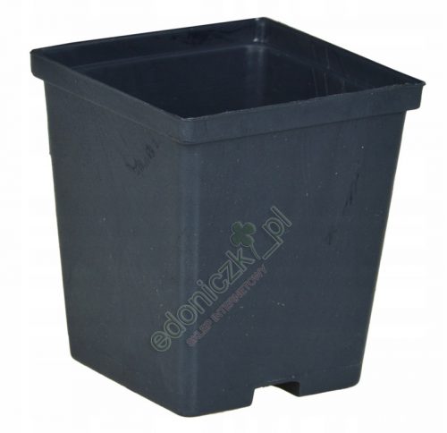  Ghiveci Edoniczki.pl 7 cm x 7 x 8 cm diametru 9 cm plastic negru