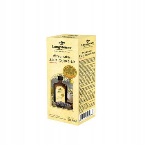  Langsteiner Original Swedish Herbs inulină lichidă 100 ml