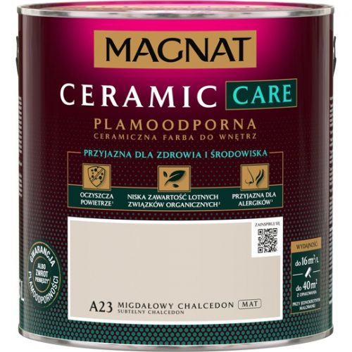 Vopsea ceramica perete Magnat 2,5 l A23 Subtle Chalcedony mat