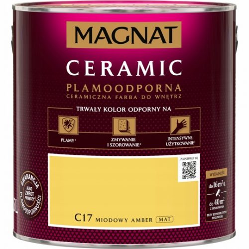 Vopsea ceramica Magnat 2,5 l C17 Honey Amber mat