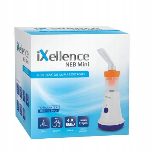  iXellence NEB Mini inhalator cu piston alb